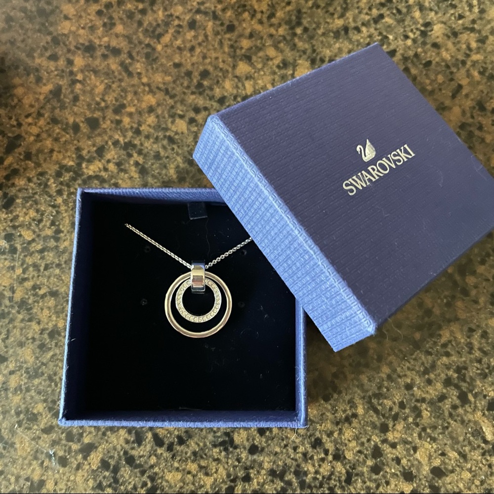 Swarovski Hollow Circle Pendant